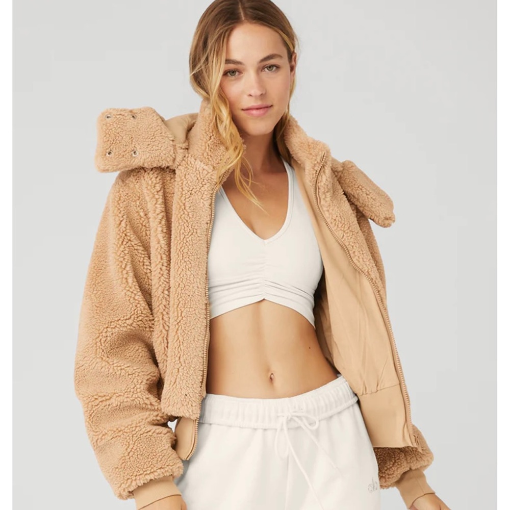 Foxy Sherpa Jacket by Alo